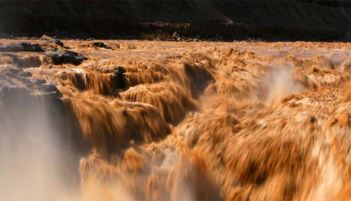 陜西黃河壺口風景圖